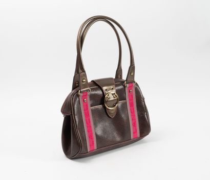 CAVALLI
Baguette handbag in leather and green...