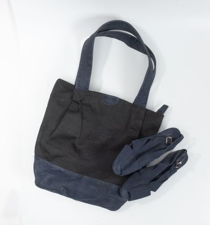 ARCHE
Pair of navy blue fabric shoes and...