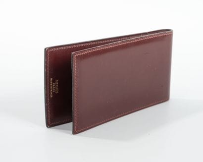 HERMES
Notepad case in burgundy box with...
