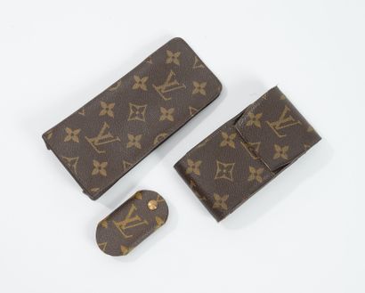 Louis VUITTON
Set of three Monogrammed canvas...