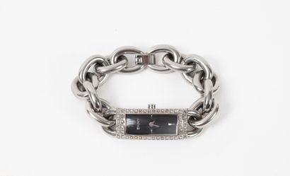 DKNY
Steel ladies' wristwatch with large...