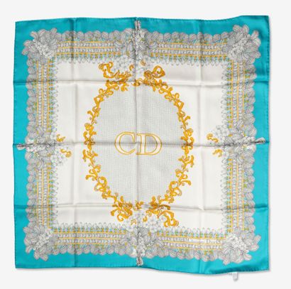 DIOR
Set of two Christian Dior silk twill...