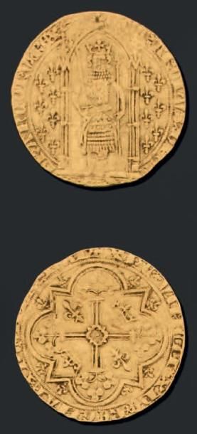 CHARLES V (1364-1380)
Franc à pied D. 360....