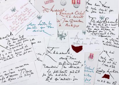 MATHIEU (Georges)
Réunion de 14 lettres,...