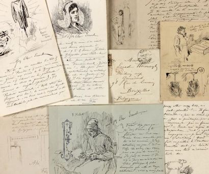ROPS (Félicien)
Lettre autographe, signée...