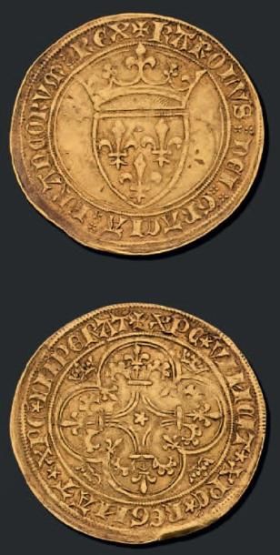 CHARLES VI (1380-1422)
Écu d'or à la Couronne...