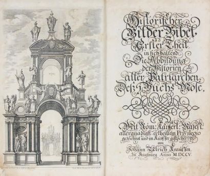 BIBLE Historicher Bilder- Bibel - gravures...