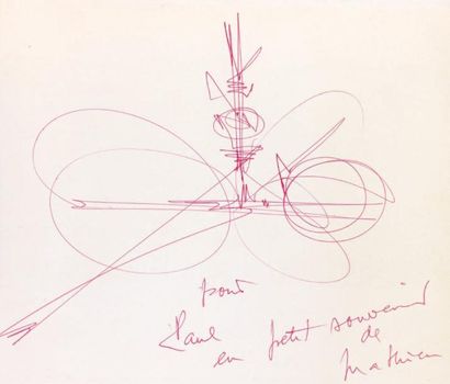 MATHIEU (Georges)
Exposition aux Gobelins;...