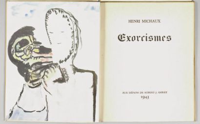 MICHAUX (Henri)
Exorcismes. Paris, Godet,...
