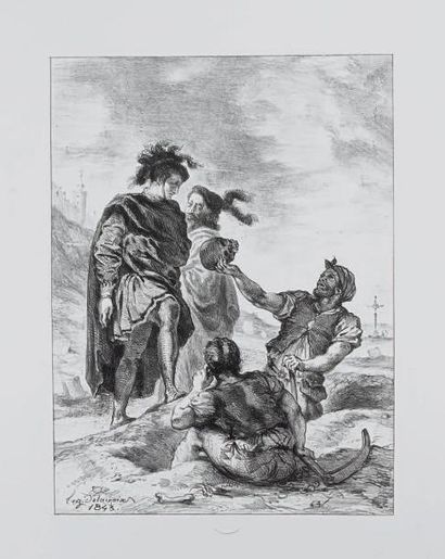 Eugène DELACROIX
Hamlet. Seize sujets dessinés...