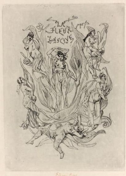FÉLICIEN ROPS
LA FLEUR LASCIVE ORIENTALE...