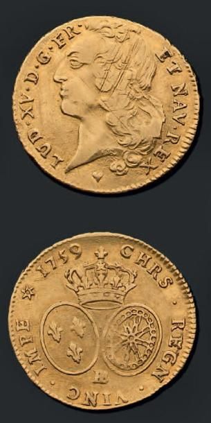 Louis XV (1715-1774)
Double Louis d'or au...