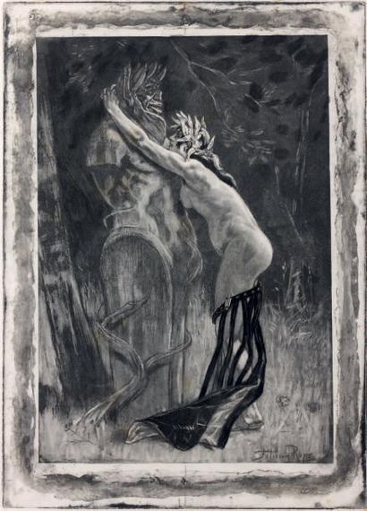 FÉLICIEN ROPS
CURIEUSE, frontispice - HOMMAGE...