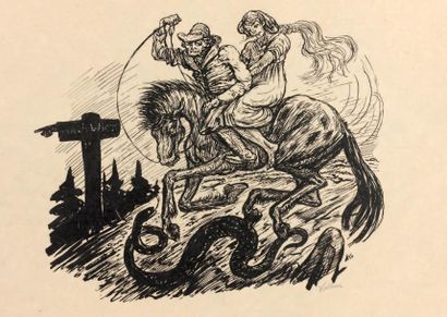Alfred KUBIN
DIE FLUCHT - MIT FÜNFEN. - DIE...