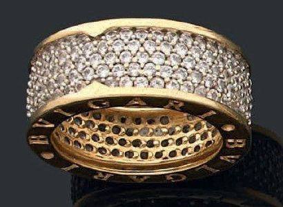 BULGARI
Large anneau, modèle «B zéro 1»,...