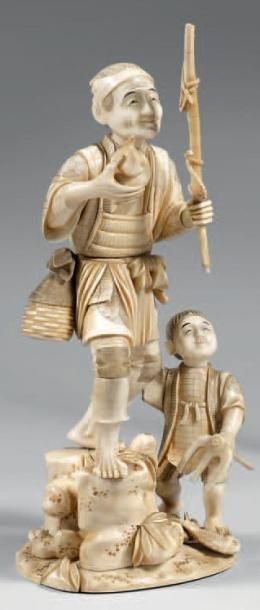 JAPON - Epoque MEIJI (1868 - 1912)
Paysan...