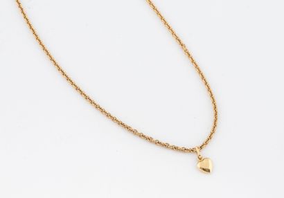 Yellow gold (750) forçat-link neck chain...