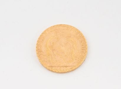 FRANCE
20 franc gold coin Coq Marianne, 1907.
Weight:...