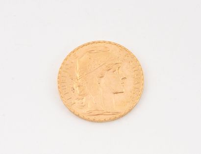 FRANCE
20 franc gold coin Coq Marianne, 1907.
Weight:...