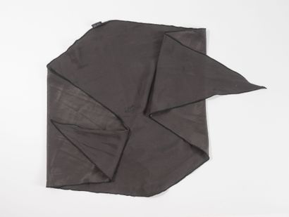 HERMES Paris
Black silk twill scarf.
Signed....