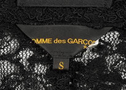 Comme des Garçons 
Jacket in black lace and...
