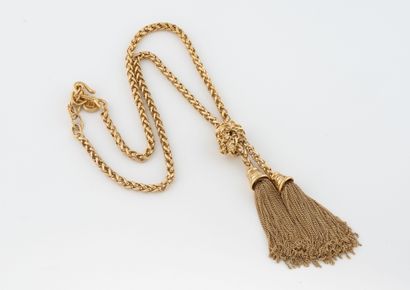 GIVENCHY
Negligee necklace in gold-plated...