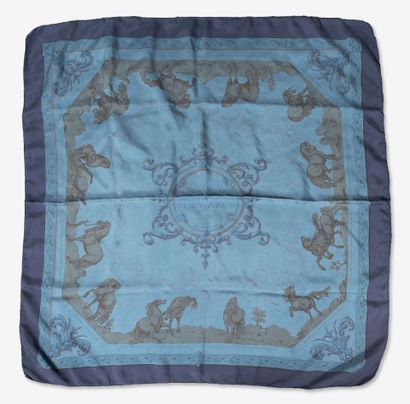 HERMES Paris
Silk twill square
Model: Courbettes...