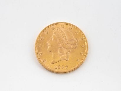 UNITED STATES
Liberty $20 gold coin, 1899.
Weight:...