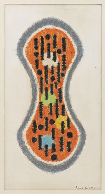 Jean LEGROS (1917-1981)
Untitled, circa 1960.
Mixed...