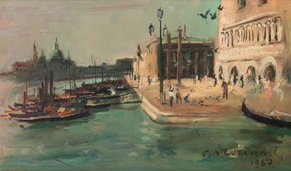 Armand DROUANT (1898-1978)
Venice, 1967.
Oil...