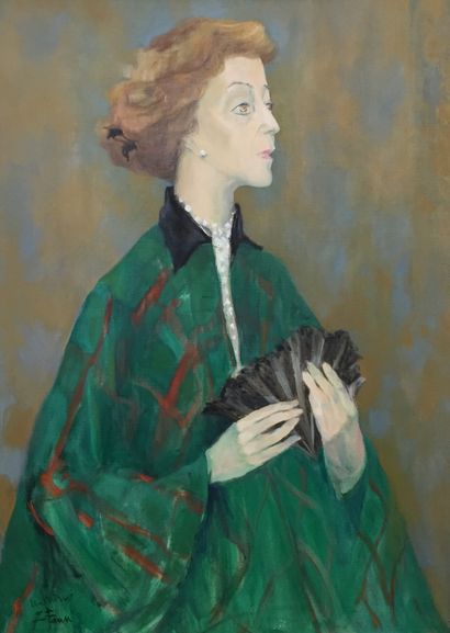 20th century school
Portrait of a woman in...
