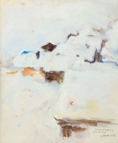 Agathe VAITO (1928-1973)
Untitled.
Watercolor...