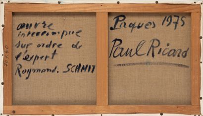 Paul RICARD (1909-1997)
Riders and bull in...