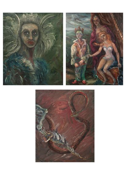 Robert GODEFROY (1928-2020)
Three oils on...