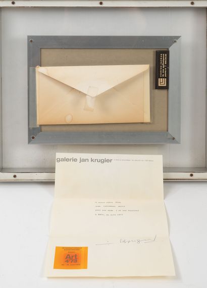 Domenico GNOLI (1933-1970)
The Button, 1962.
Silkscreen...