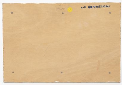Jean LEGROS (1917-1981)
Untitled, circa 1960.
Oil...