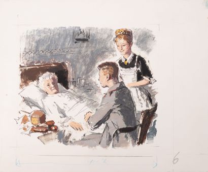 Albert BRENET (1903-2005)
La grand-mère et...