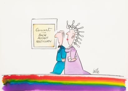 LAVILLE (1937)
Le concert. 
Illustration...