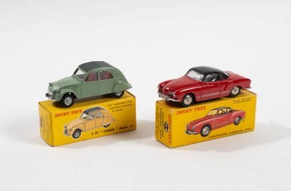 DINKY TOYS FRANCE
Lot including :
-Citroën...