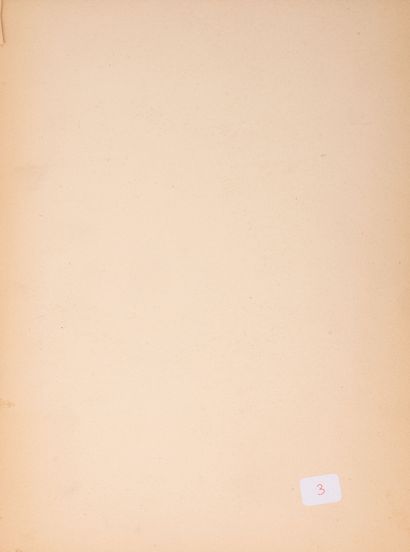 Albert BRENET (1903-2005)
Meurtre d'un indien.
Gouache...
