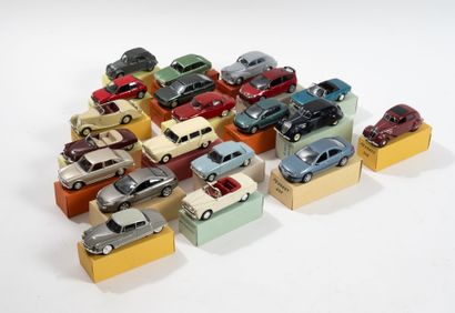 NOREV
Lot including 20 miniature vehicle...
