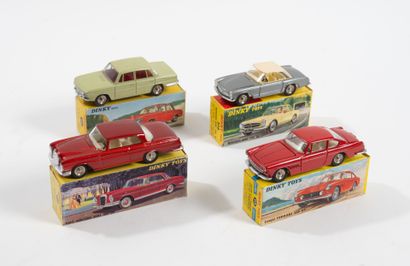 DINKY TOYS FRANCE
Lot including :
-BMW 1500,...