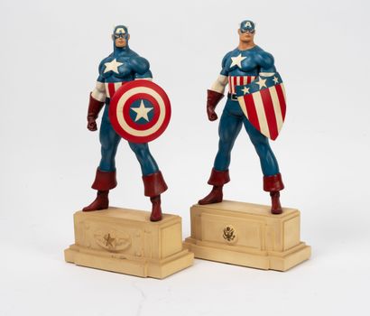 MARVEL
Deux figurines Captain America Randy...
