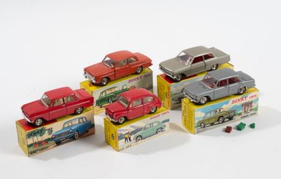 DINKY TOYS FRANCE
Lot including :
-FIAT 600...