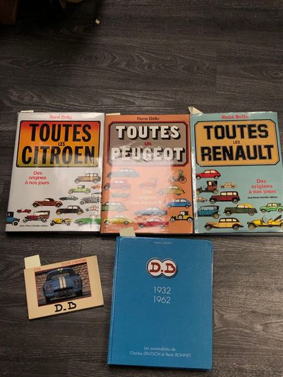 Lot de 5 ouvrage comprenant. : 
- D.B.
François...