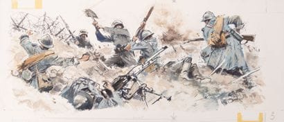 Albert BRENET (1903-2005)
Corps à corps dans...