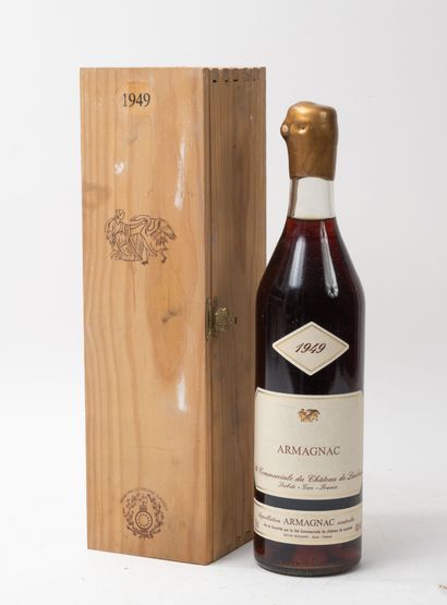 ARMAGNAC
1 bouteille, 1949.
Château de Laubade.
70...