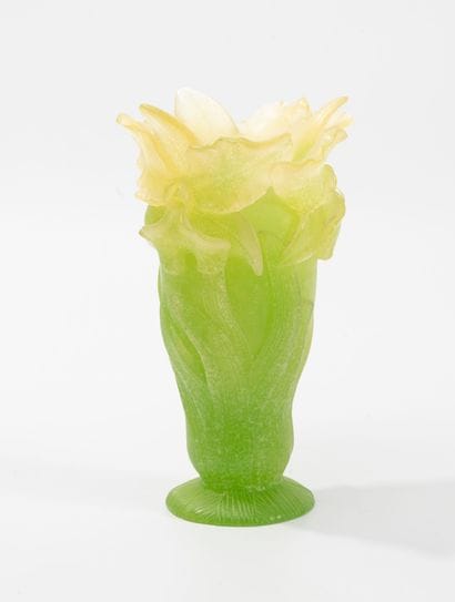 DAUM FRANCE
Vase Orchidée
En pâte de verre...