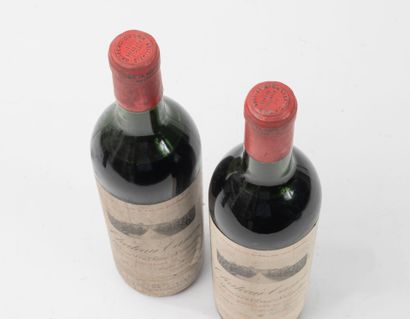 CHÂTEAU CANON
2 bouteilles, 1961.
1er GCC...