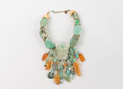 FABRICE Paris
Large fancy necklace in woven...